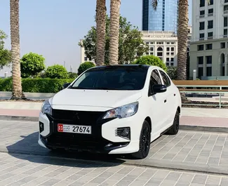 Wypożyczalnia Mitsubishi Attrage w Dubaju, ZEA ✓ Nr 9301. ✓ Skrzynia Automatyczna ✓ Opinii: 0.