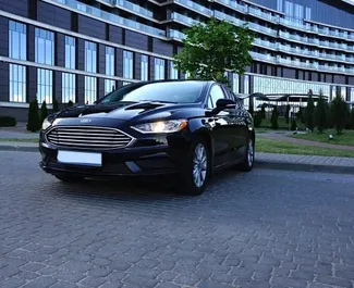 Wynajmij Ford Fusion Sedan 2017 na Białorusi. Paliwo: Benzyna. Moc: 181 KM ➤ Koszt od 46 USD za dobę.
