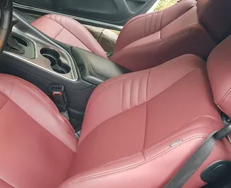 Dodge Challenger – samochód kategorii Premium, Luksusowy na wynajem na Białorusi ✓ Depozyt 267 USD ✓ Ubezpieczenie: OC, CDW.