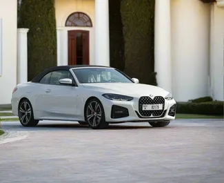 BMW 430i Cabrio – samochód kategorii Premium, Luksusowy, Cabrio na wynajem w ZEA ✓ Depozyt 2000 AED ✓ Ubezpieczenie: OC.