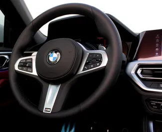 BMW 420i Cabrio 2023 – wynajem od właścicieli w Dubaju (ZEA).