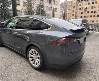 Tesla Model-X – samochód kategorii Komfort, Premium na wynajem w Gruzji ✓ Depozyt 300 GEL ✓ Ubezpieczenie: OC.