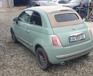 Fiat 500 Cabrio – samochód kategorii Ekonomiczny, Komfort, Cabrio na wynajem w Gruzji ✓ Depozyt 100 GEL ✓ Ubezpieczenie: OC.