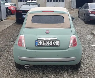 Fiat 500 Cabrio 2011 do wynajęcia w Tbilisi. Limit przebiegu nieograniczony.
