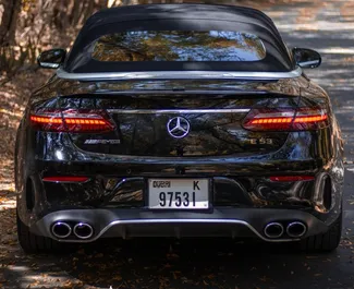 Mercedes-Benz E53 AMG – samochód kategorii Premium, Luksusowy, Cabrio na wynajem w ZEA ✓ Depozyt 2000 AED ✓ Ubezpieczenie: OC.