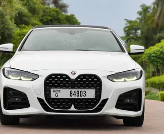 Wypożyczalnia BMW 420i Cabrio w Dubaju, ZEA ✓ Nr 15321. ✓ Skrzynia Automatyczna ✓ Opinii: 0.