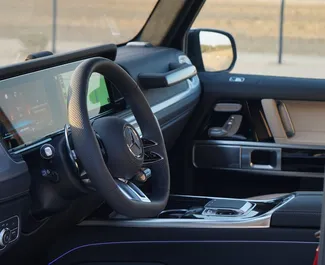 Mercedes-Benz G63 AMG – samochód kategorii Premium, Luksusowy, SUV na wynajem w ZEA ✓ Bez Depozytu ✓ Ubezpieczenie: OC, SCDW, FDW, Pasażerowie, Od Kradzieży, Bez Depozytu.