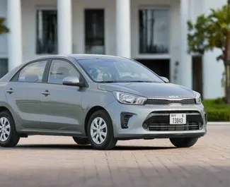 Wynajem samochodu Kia Pegas nr 15432 (Automatyczna) w Dubaju, z silnikiem l. Benzyna ➤ Bezpośrednio od Abbas w ZEA.