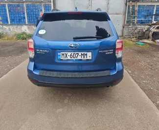 Wynajem samochodu Subaru Forester nr 15638 (Automatyczna) na lotnisku w Kutaisi, z silnikiem 2,5l. Benzyna ➤ Bezpośrednio od Nika w Gruzji.