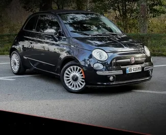 Wypożyczalnia Fiat 500 Cabrio w Tiranie, Albania ✓ Nr 10509. ✓ Skrzynia Automatyczna ✓ Opinii: 2.