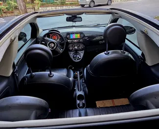 Wynajem samochodu Fiat 500 Cabrio nr 10509 (Automatyczna) w Tiranie, z silnikiem 1,4l. Gaz ➤ Bezpośrednio od Armand w Albanii.