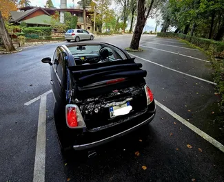 Fiat 500 Cabrio 2014 do wynajęcia w Tiranie. Limit przebiegu nieograniczony.