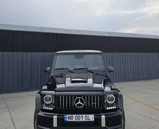 Mercedes-Benz G500 – samochód kategorii Premium, SUV na wynajem w Gruzji ✓ Depozyt 500 GEL ✓ Ubezpieczenie: OC, SCDW, Pasażerowie, Od Kradzieży, Bez Depozytu.
