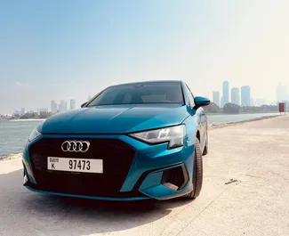 Wynajmij Audi A3 Sedan 2024 w ZEA. Paliwo: Benzyna. Moc: 211 KM ➤ Koszt od 250 AED za dobę.