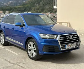Wynajmij Audi Q7 2019 w Czarnogórze. Paliwo: Diesel. Moc: 272 KM ➤ Koszt od 105 EUR za dobę.