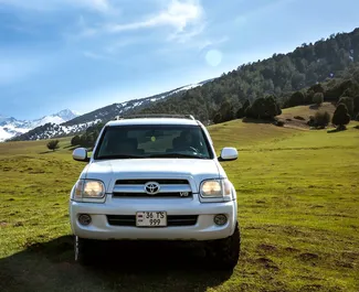 Wynajem samochodu Toyota Sequoia I nr 16269 (Automatyczna) w Biszkeku, z silnikiem 4,7l. Benzyna ➤ Bezpośrednio od Stanislav w Kirgistanie.