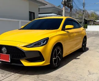 Wynajem samochodu MG 5/GT nr 16293 (Automatyczna) na lotnisku w Phuket, z silnikiem 1,5l. Benzyna ➤ Bezpośrednio od Wiaczesław w Tajlandii.