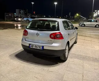 Wynajmij Volkswagen Golf 5 2008 w Albanii. Paliwo: Diesel. Moc:  KM ➤ Koszt od 20 EUR za dobę.