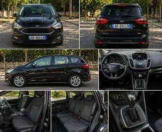 Wynajmij Ford C-Max 2020 w Albanii. Paliwo: Benzyna. Moc: 65 KM ➤ Koszt od 20 EUR za dobę.