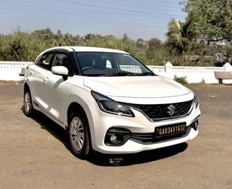 Wynajem samochodu Suzuki Baleno nr 16160 (Automatyczna) na lotnisku w Goa, z silnikiem 1,2l. Benzyna ➤ Bezpośrednio od Umar w Goa.