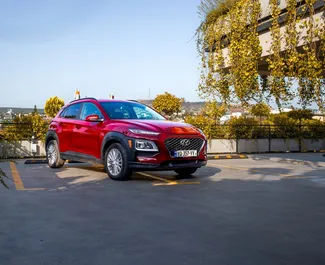 Hyundai Kona – samochód kategorii Komfort, Crossover na wynajem w Gruzji ✓ Depozyt 270 GEL ✓ Ubezpieczenie: OC, CDW, SCDW, FDW, Pasażerowie, Od Kradzieży.
