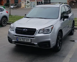Subaru Forester 2018 do wynajęcia w Tbilisi. Limit przebiegu nieograniczony.