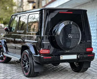 Wynajem samochodu Mercedes-Benz G63 AMG nr 16469 (Automatyczna) w Baku, z silnikiem 5,0l. Benzyna ➤ Bezpośrednio od Emil w Azerbejdżanie.