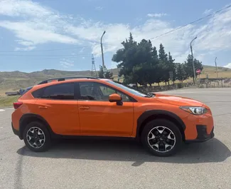 Wnętrze Subaru Crosstrek do wynajęcia w Gruzji. Doskonały samochód 5-osobowy. ✓ Skrzynia Automatyczna.