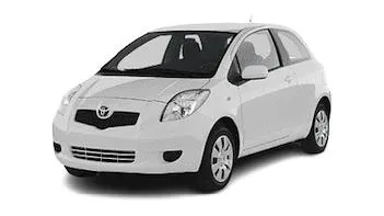 Toyota Yaris 2007 white