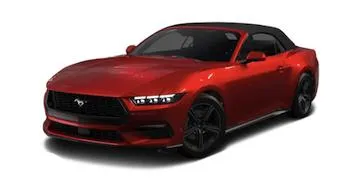 Ford Mustang Cabrio 2024 red